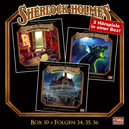 Sherlock Holmes - Die geheimen Fälle des Meisterdetektivs, Box 10: Folgen 34, 35, 36 - Marc Gruppe