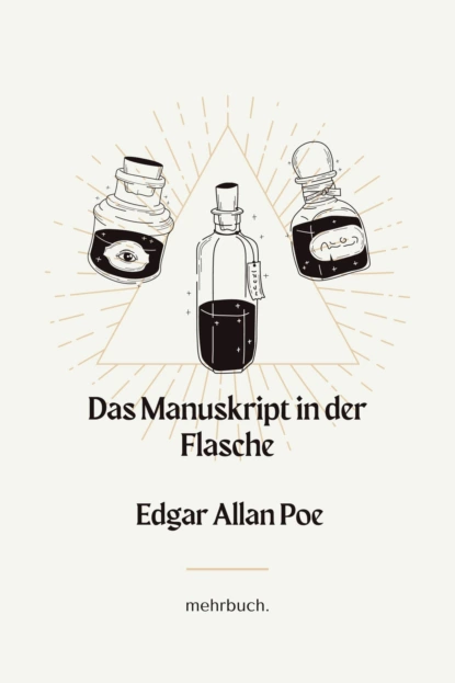 Обложка книги Das Manuskript in der Flasche, Edgar Allan Poe